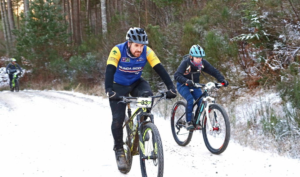 Strathpuffer 24 hour mountain bike race 19/20 January 2019. Pictures taken on Saturday afternoon between 15:23 and 15:43.