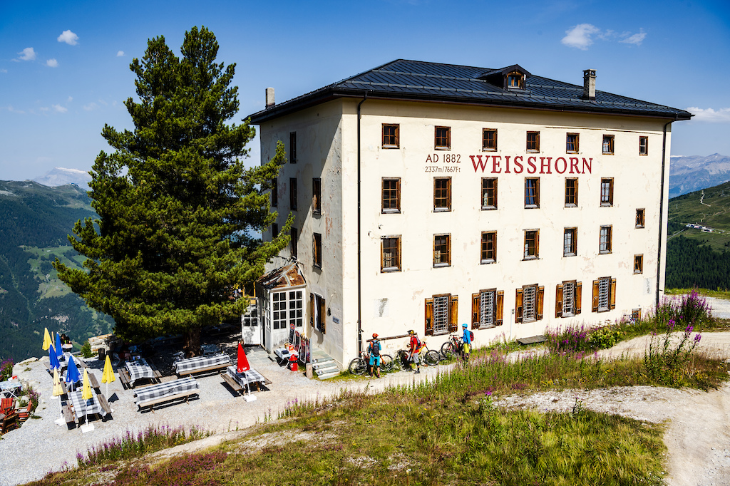 Hotel Weisshorn at 2337 m. Photo Mattias Fredriksson.