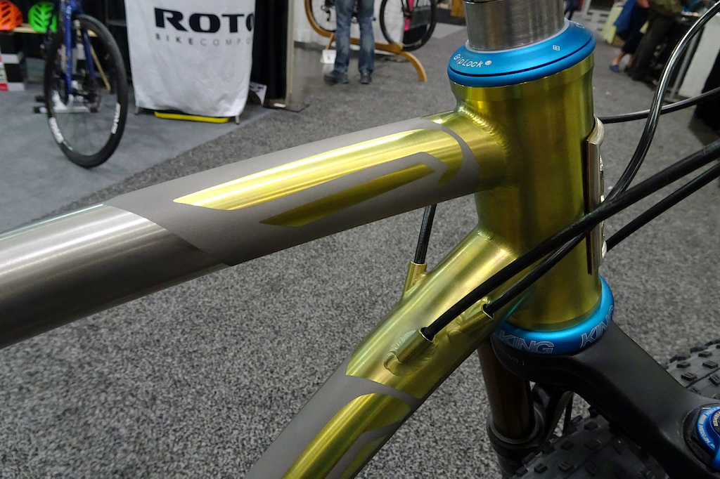 NAHBS 2019 Black Sheep detail: Graphics are a combination of anodizing and sand blasting.