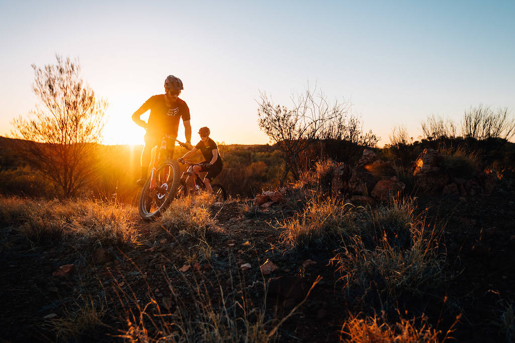 Starting off the day with a sunrise spin seemed popular around Alice Springs, we encountered many people out there doing it.