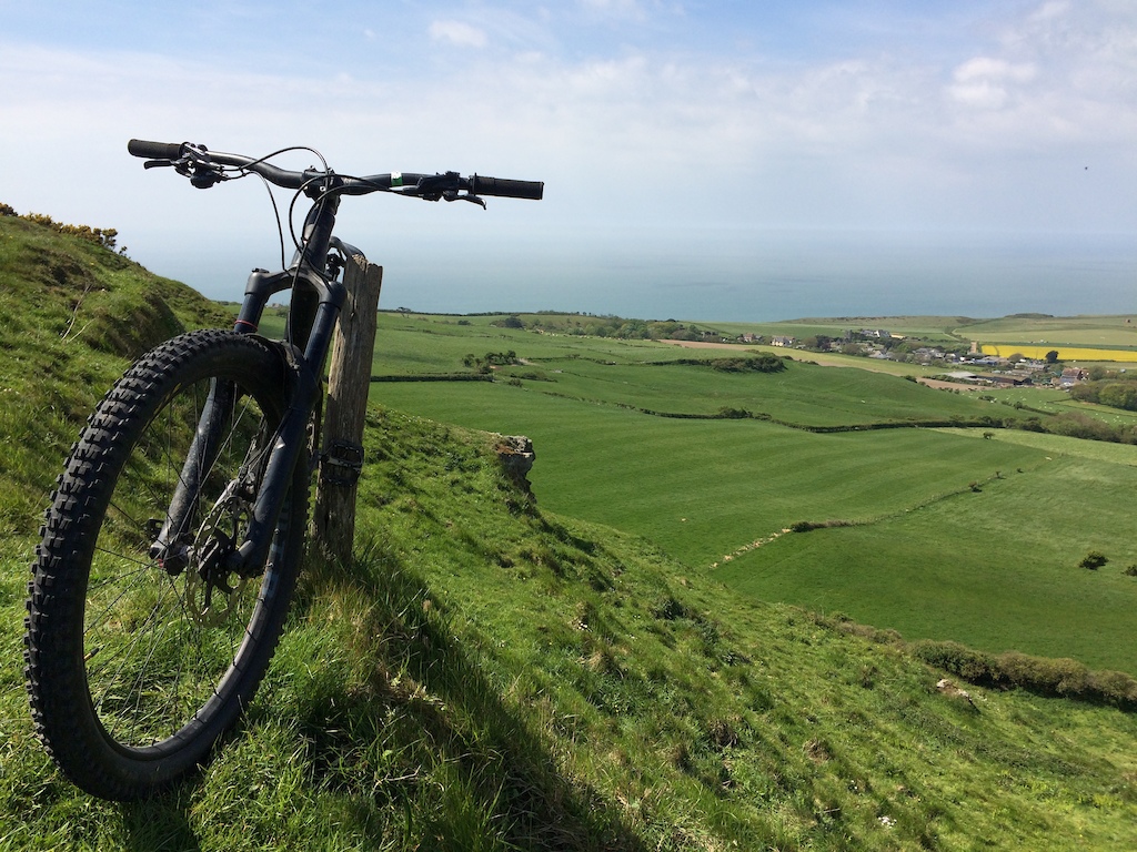 XC day on the hardtail (NS Eccentric 650b) round the south west of Isle of Wight