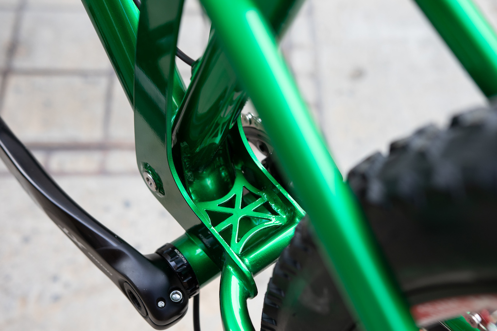 TOR Enduro bike - custom steel dual suspension our of Beechworth Victoria.