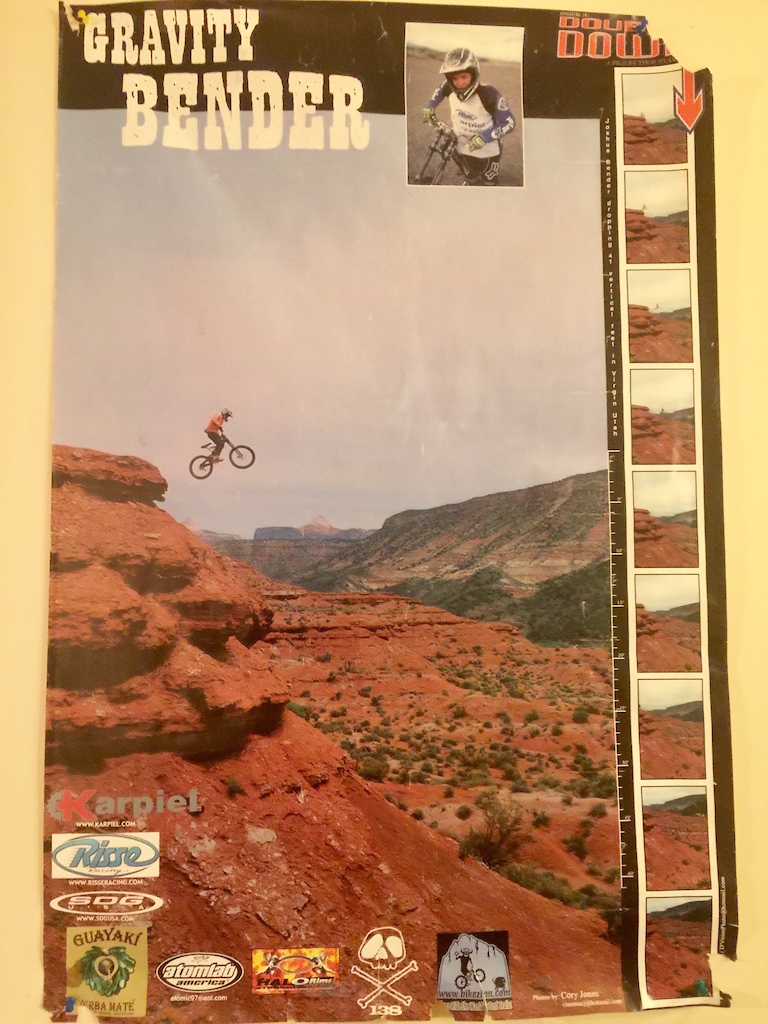 Old poster that I look at every day and wondered if I’d ever see a Karpiel bike. I now wonder no more. Rad!
