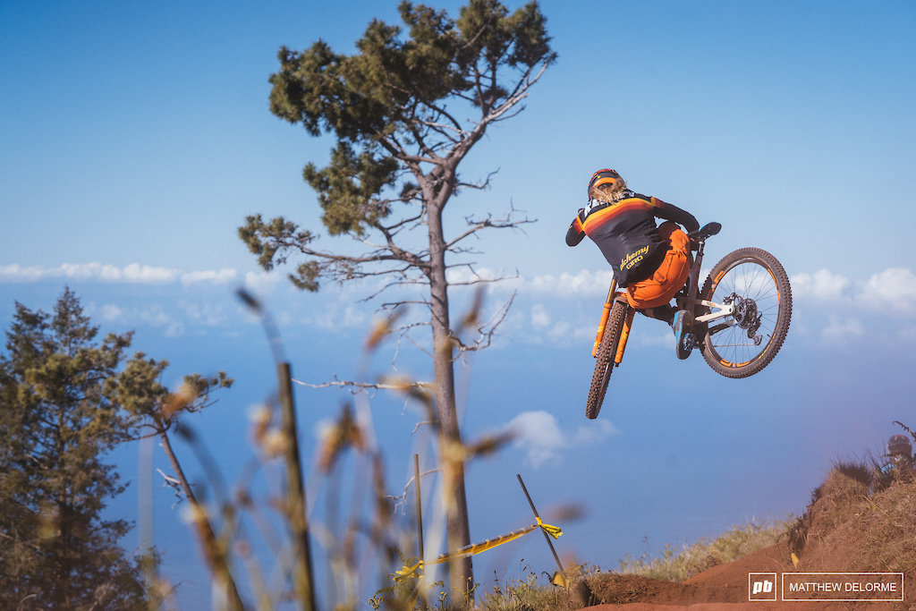 Cody Kelley trowing all the shapes on the Gamble track.