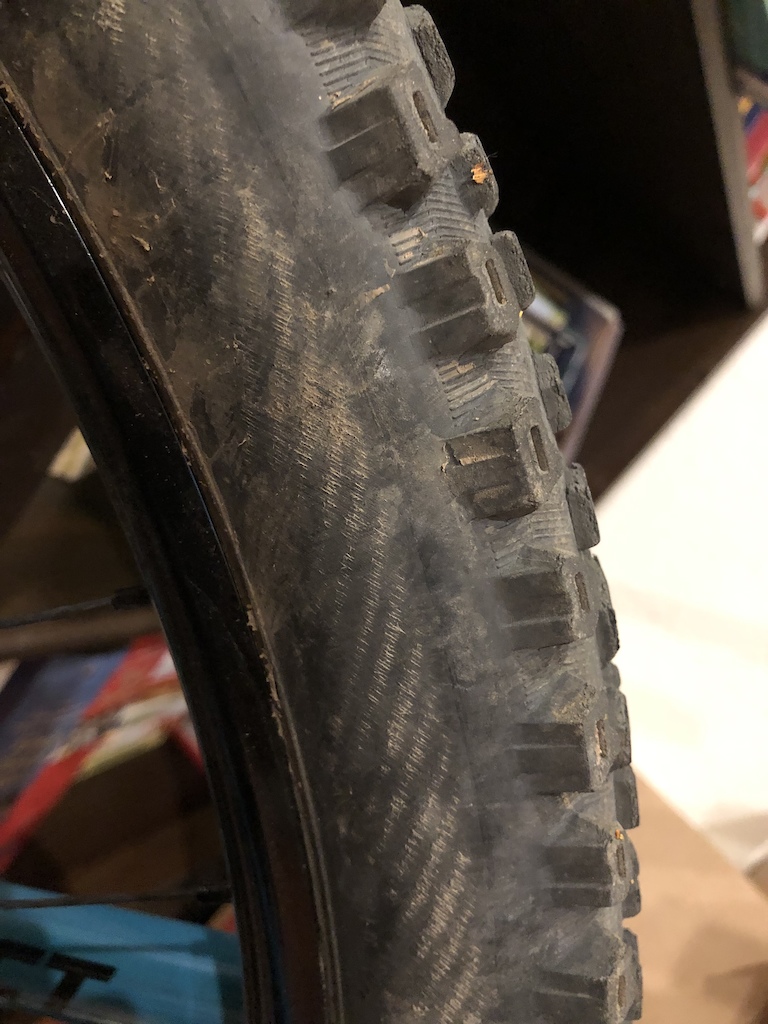 That's a lot of side wall wear to match the worn tread?