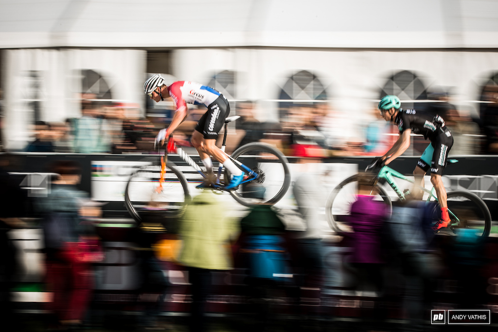Mathieu Van der Poel stayed quiet until the very last lap.