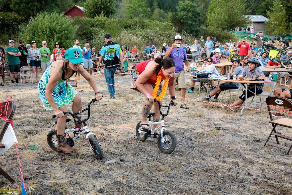 Mini bike race at MBO (Mountain Bike Oregon for those that don't know)