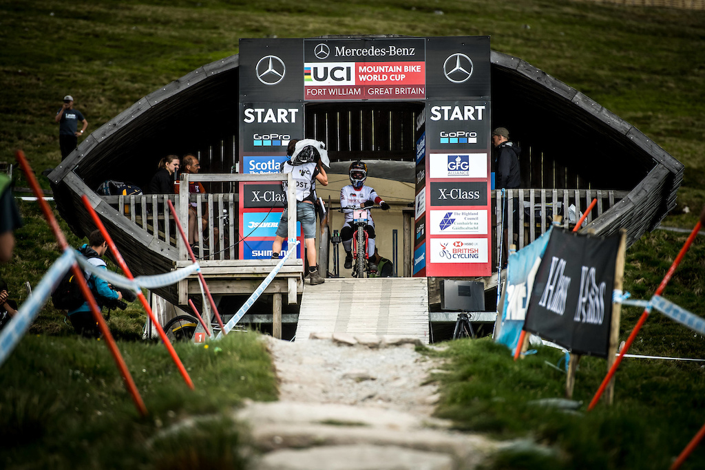 UCI Mountain Bike World Cup 2018 Stop 5 - Fort William, United Kingdom // Nathan Hughes/ Red Bull Content Pool // AP-1VVRY4MN12111 // Usage for editorial use only // Please go to www.redbullcontentpool.com for further information. //
