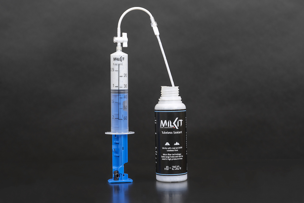 milKit tubeless sealant with syringe