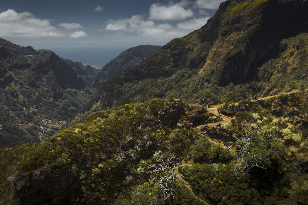 The final switchbacks of the most brutal part of the climb our of nuns valley