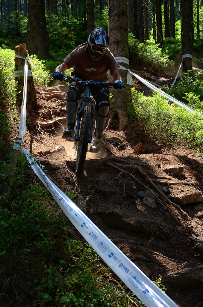 Summer trip to Špindl bike park  with my brother.