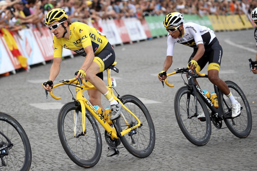 Ineos have confirmed Geraint Thomas and Egan Bernal will be joint leaders of the team at the upcoming Tour de France.
The rest of the eight-man squad will be made up by Luke Rowe, Michał Kwiatkowski, Wout Poels, Gianni Moscon, Jonathan Castroviejo and Dylan van Baarle.

Read more at https://www.cyclingweekly.com/news/racing/tour-de-france/ineos-confirm-geraint-thomas-egan-bernal-will-joint-leaders-tour-de-france-428908#FbZG8teYwd7Ag8Tk.99