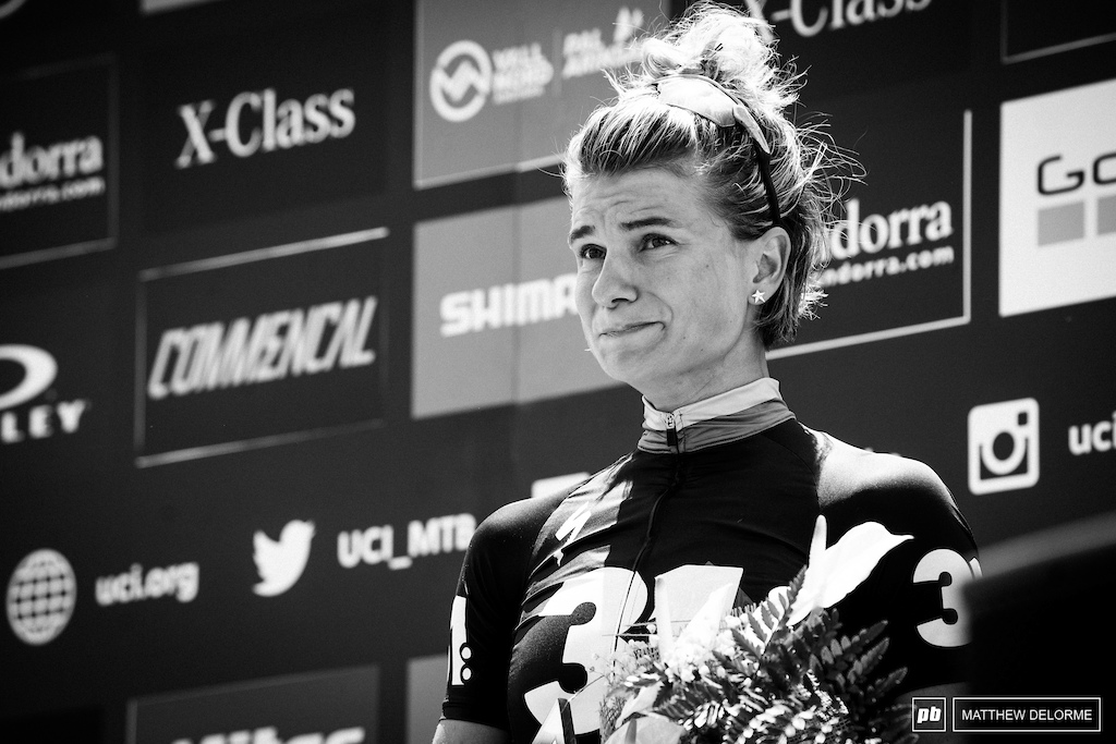 An emotional day for Jenny Rissveds, and a much deserved podium.