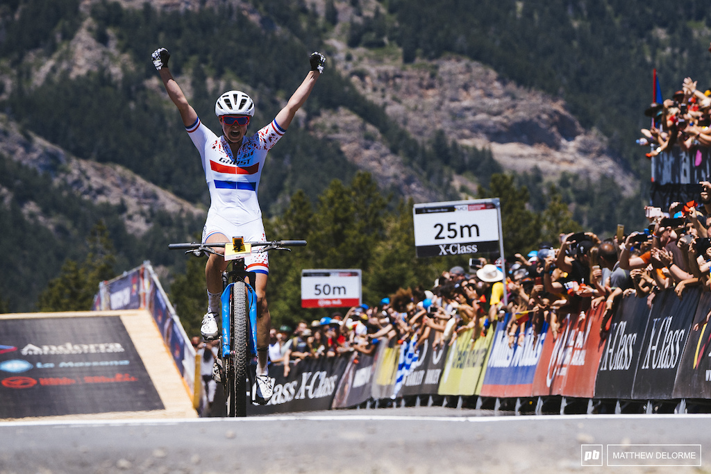 Anne Terpstra pulls of a stunning win in Andorra.