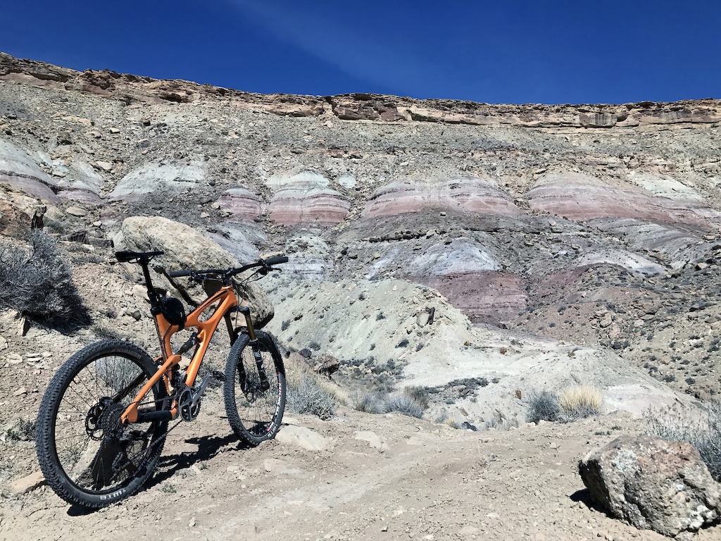 below the cliffs on Lion's Loop