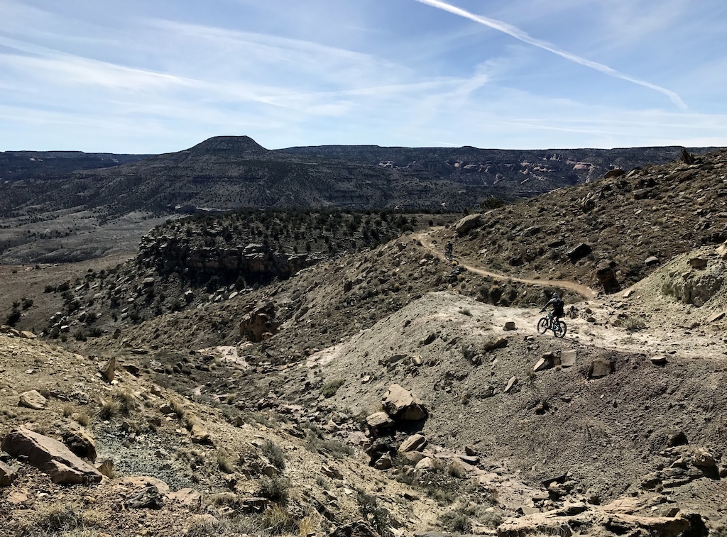 below the cliffs on Lion's Loop