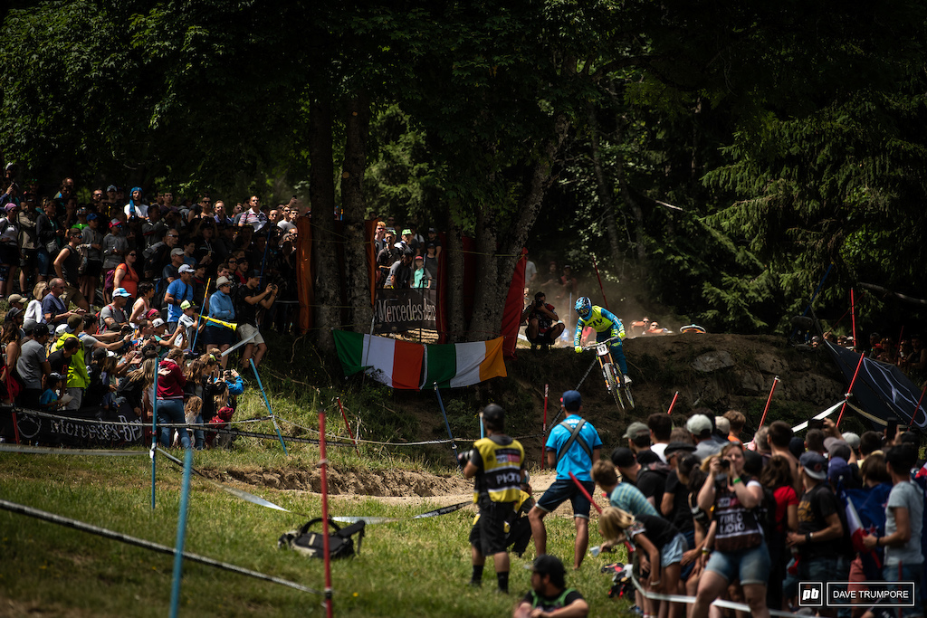 An EWS win one weekend and 11th at a downhill WC the next for Eddie Masters