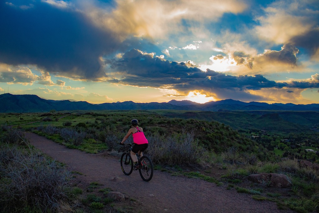 Our favorite sunset ride in Golden