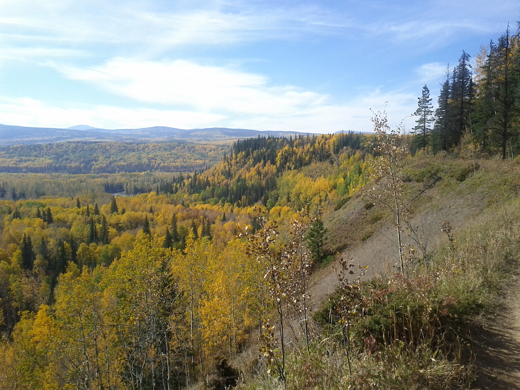 Brilliant Fall Colors from the Point Trail (part of the TR Trail)