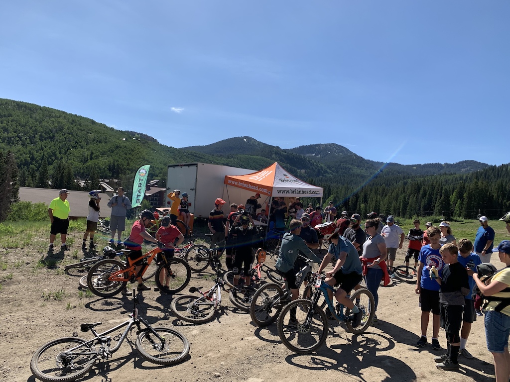 Riders and family's were treated to perfect weather as they prep for stage 1