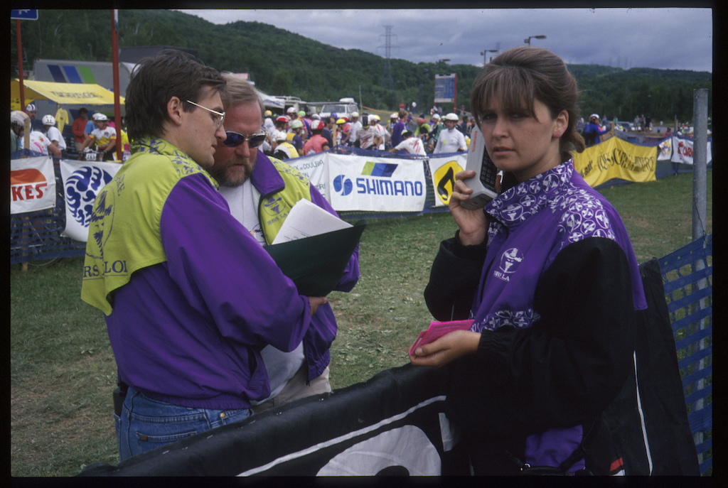 First UCI event at Mont-Sainte-Anne, 1991