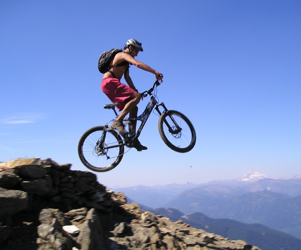Armando sending it at the top of Rock mt. 2006