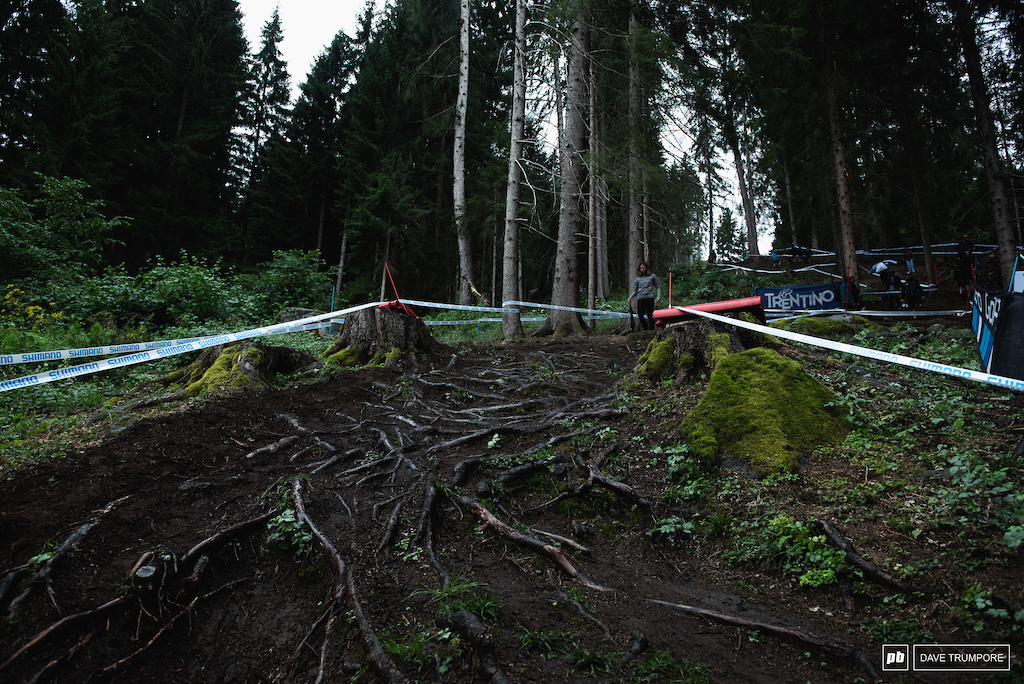 In the dry this sweeping turn is a challenge so you can only imagine the headaches it will cause if wet.