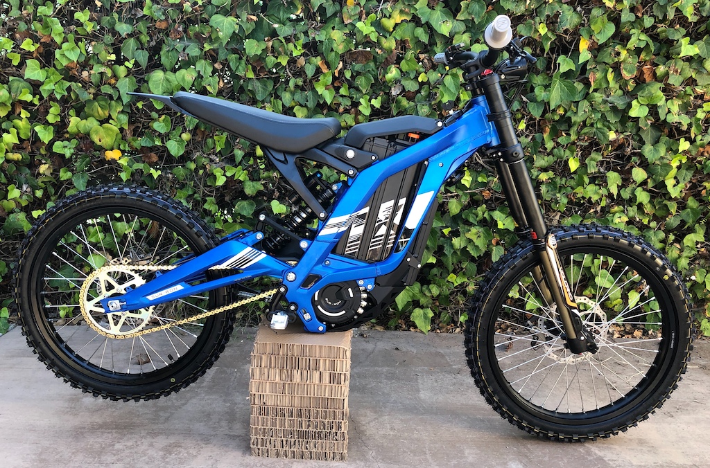 New toy for 50th Birthday! MX Lite, trail toy.
Sur-Ron MX
Stupid fun full electric, X Controller stock at the moment. Full upgrades forthcoming!