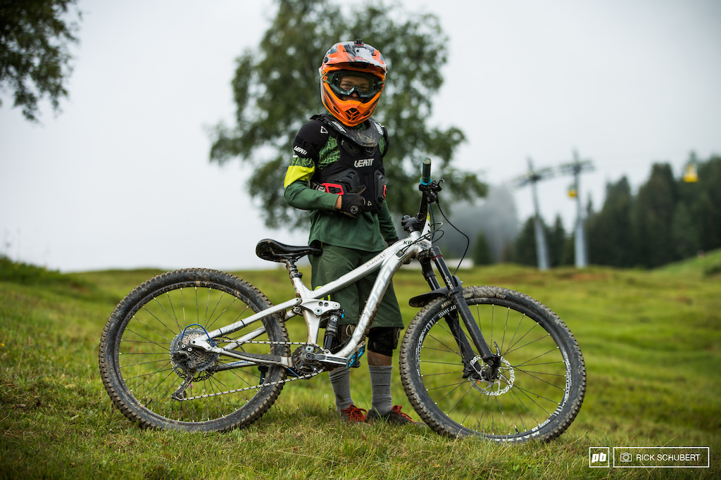 Nathan Devaux is just 11 years old and ripping the downhill track