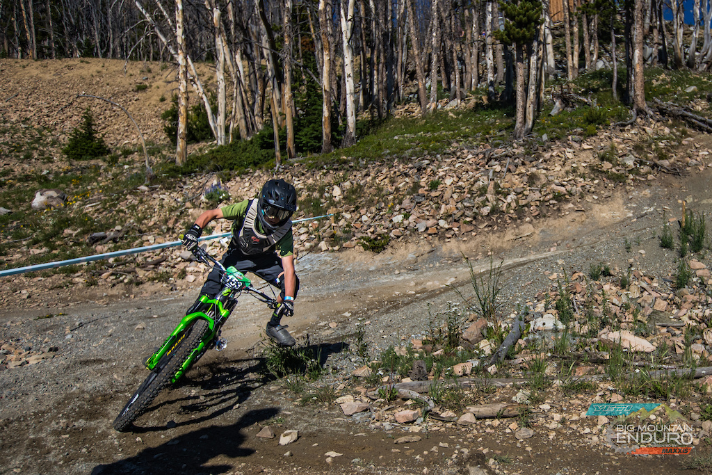 Jenson Chapin (2nd Groms) blasting his way down Stage 1.