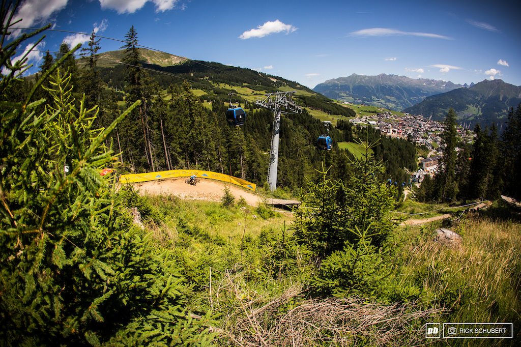 Serfaus Fiss Ladis has one of the best bikeparks in Austria and some sweet views as well