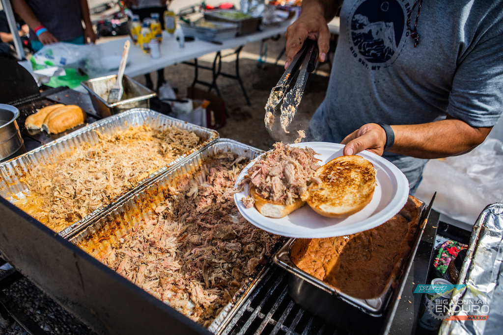 Plenty of delicious grub and libations awaited racers at the end of the day.