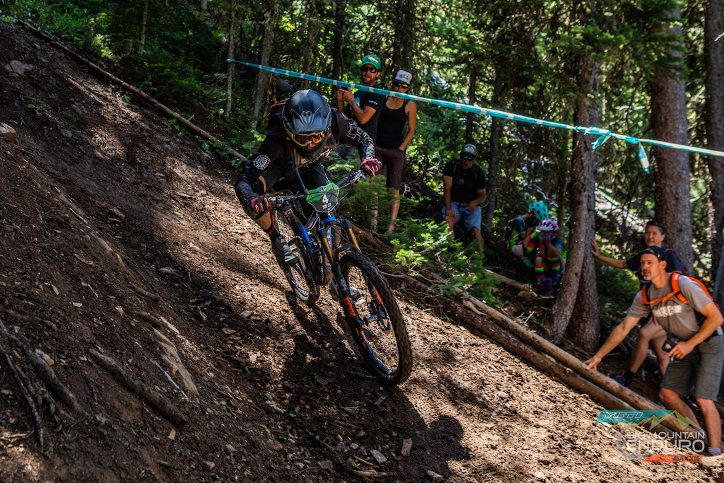 Scott Countryman throwing down hard on a greasy Stage 2.