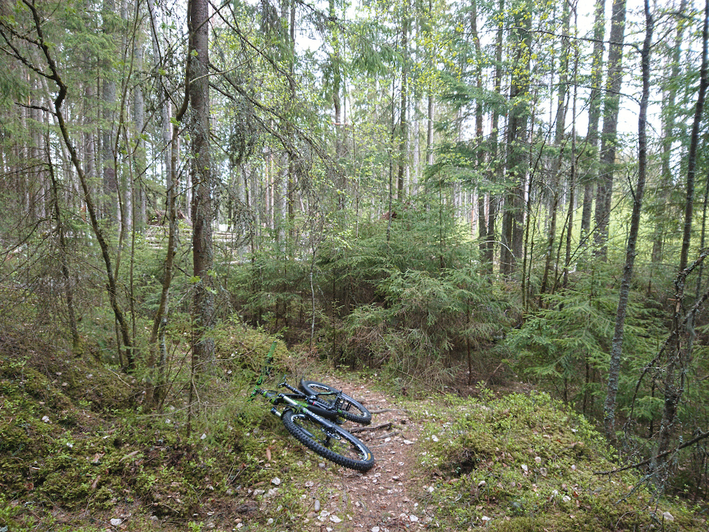 The turn with the boulder