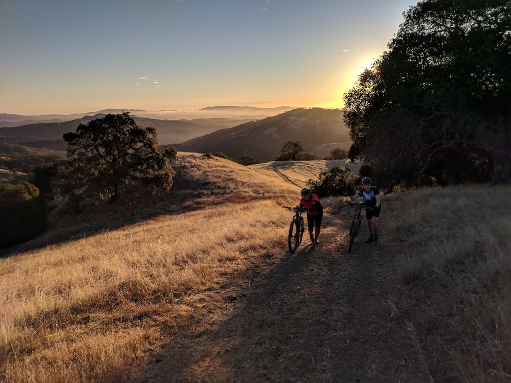 Steepest part of steer ridge