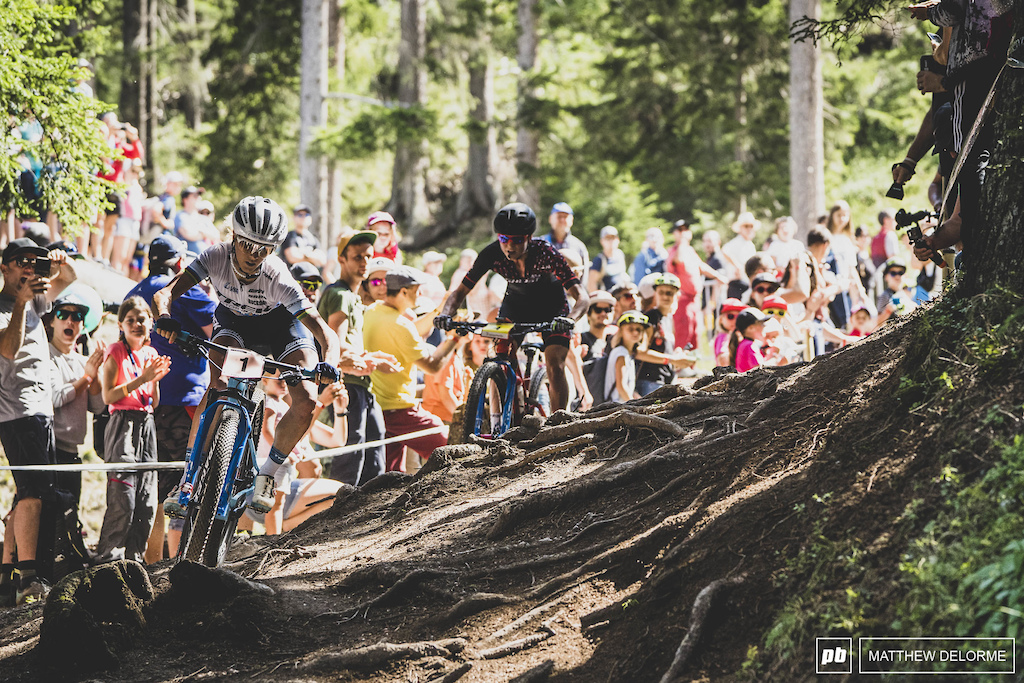 Jolanda Neff had a bit of bad luck with a rear flat and would finish eighth.