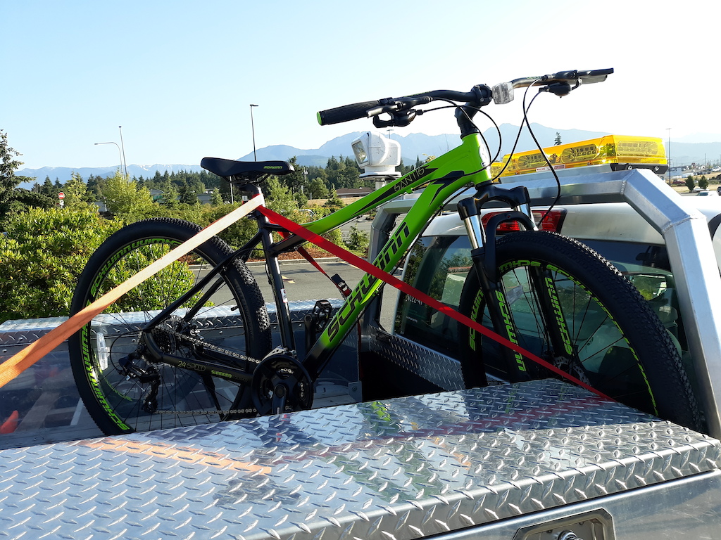 Heading to Forks to work with my new Santis 29er.