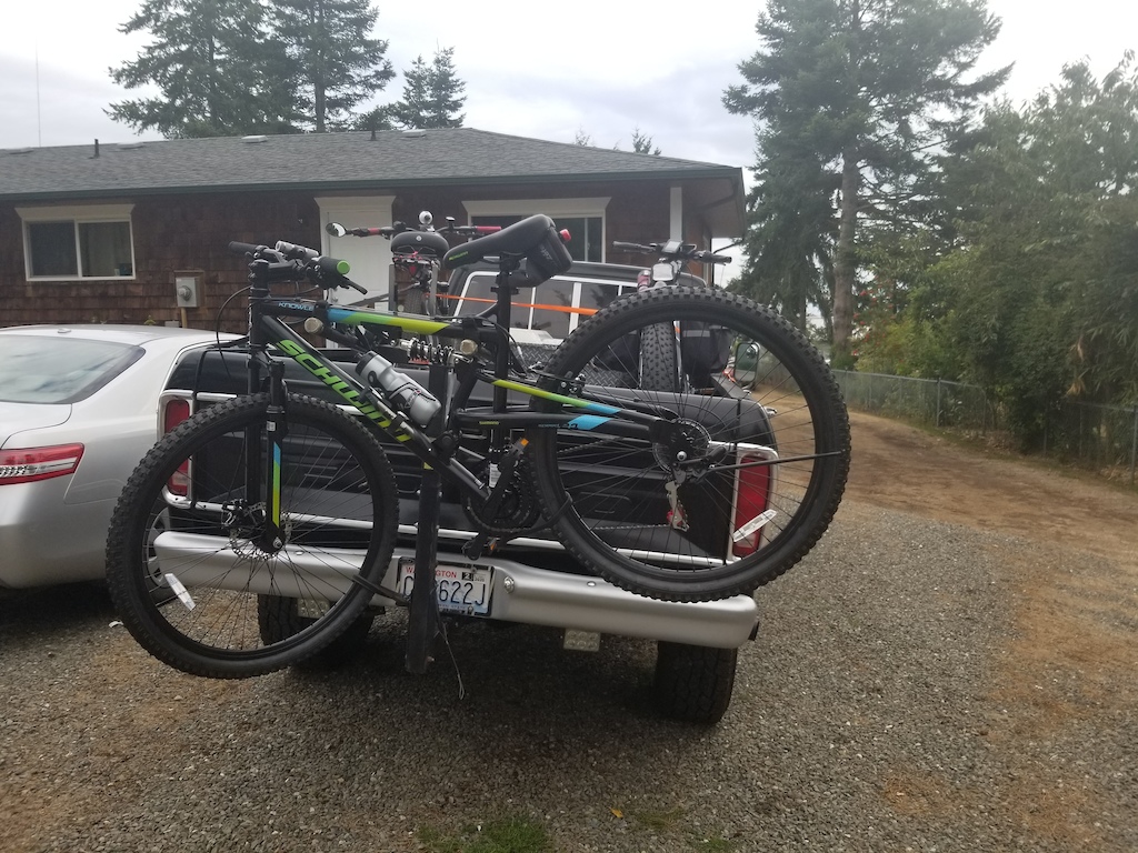 Bikes loaded up for Discovery Trail ride