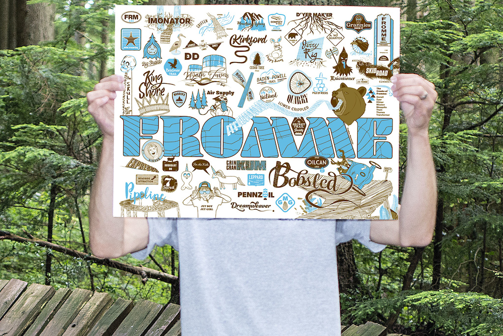 Mount Fromme Trails Poster