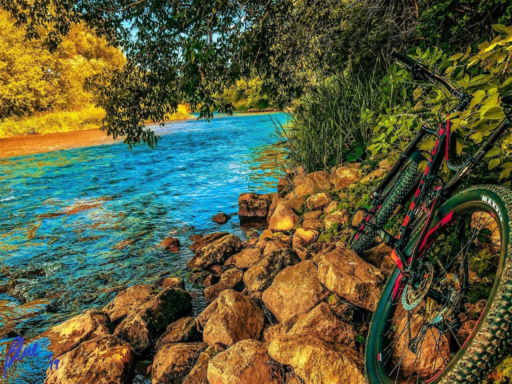 Enjoying the nature with my bike