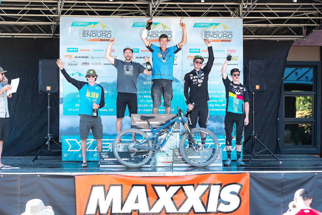 Pro Men s podium left to right William Farmer Dave Camp Carson Lange Shane Leslie Jubal Davis