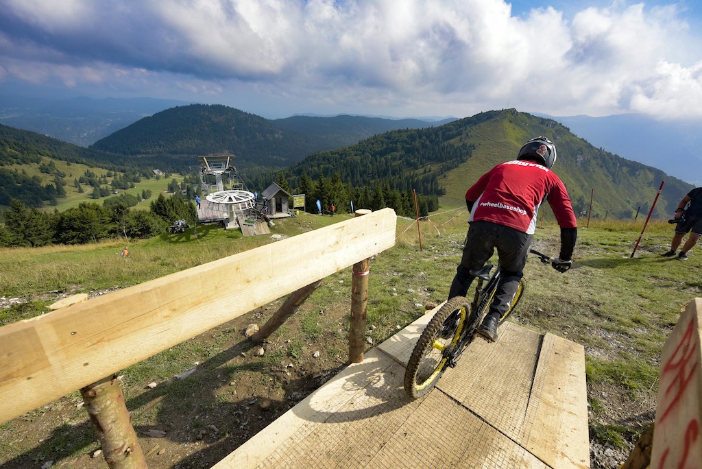 Downhill Sorica 2019, view from the start