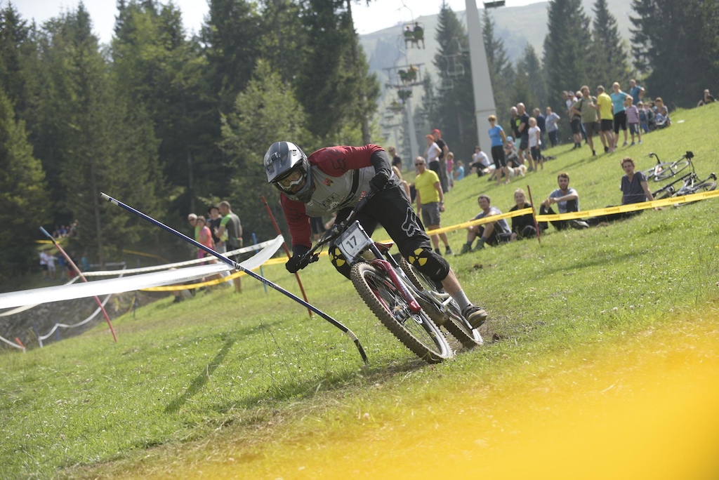 Downhill Sorica 2019, 3rd placed Matic Kokelj of Wolf Racing Team