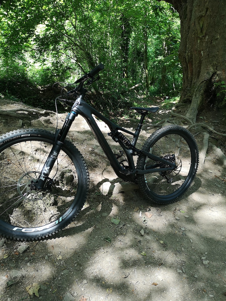New Specialized Stumpjumper Evo 2019 
Carbon frame and 29 inch wheels 
Fox coil on the rear and 36 up front