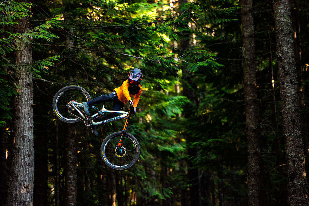 Sitting Sideways. The Crankworx Whip Off is missing out on this young guy in the sky.