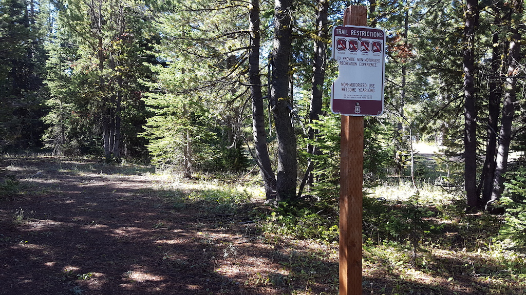Western end of the trail
