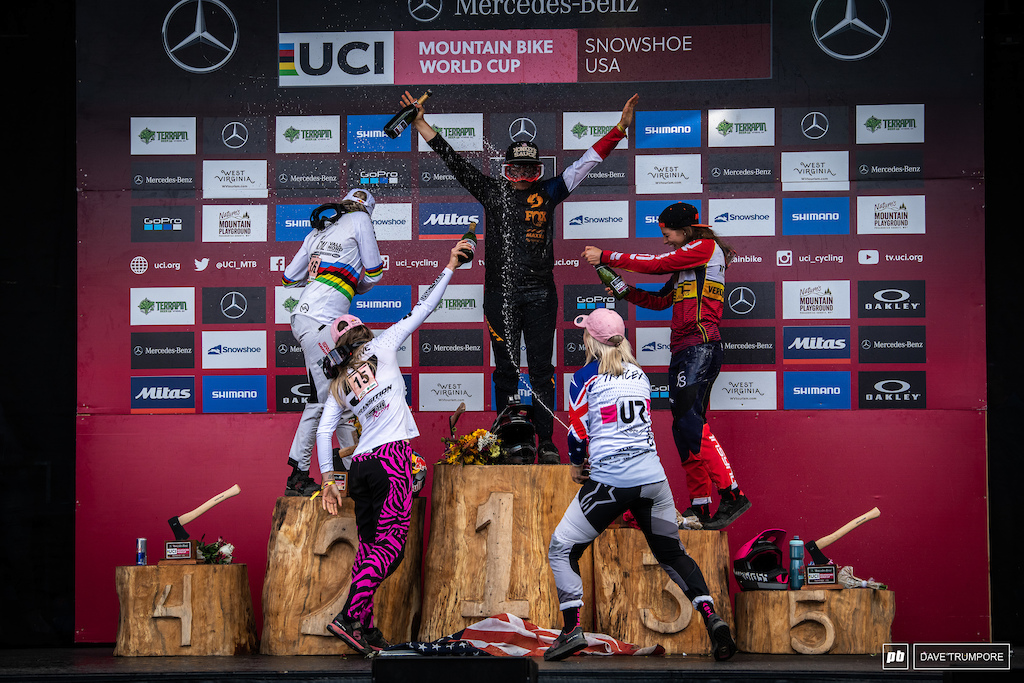 The final podium of 2019 for the Elite Women.