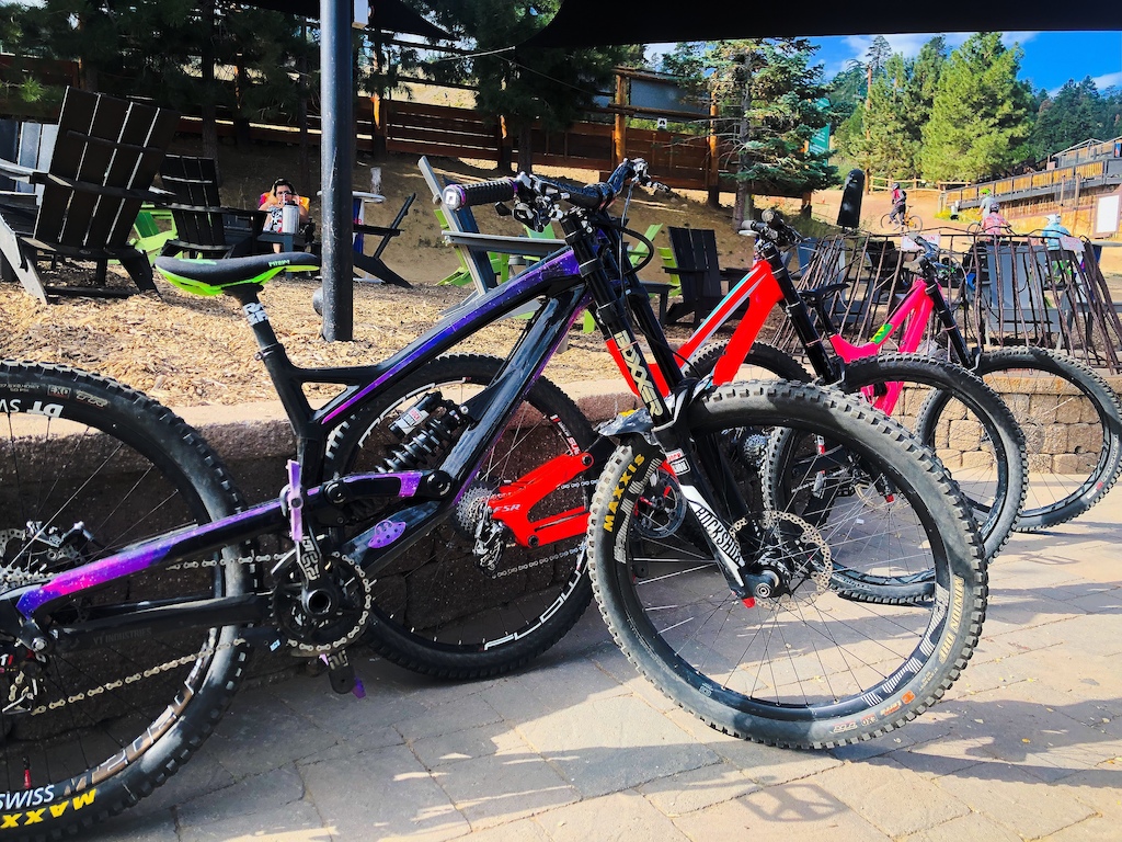 Another photo of my bike (left) Cody's bike (middle) and Jacob's bike (right).
