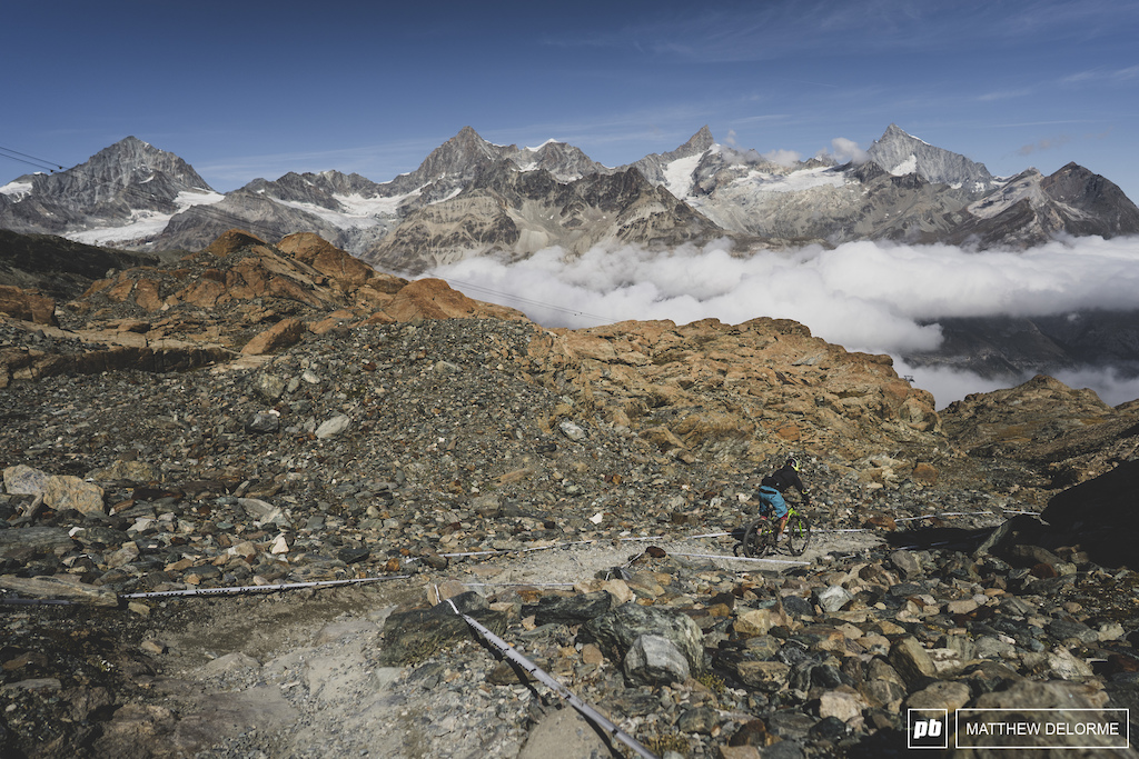 Damn, Zermatt, you have some epic trails. This one will be good.