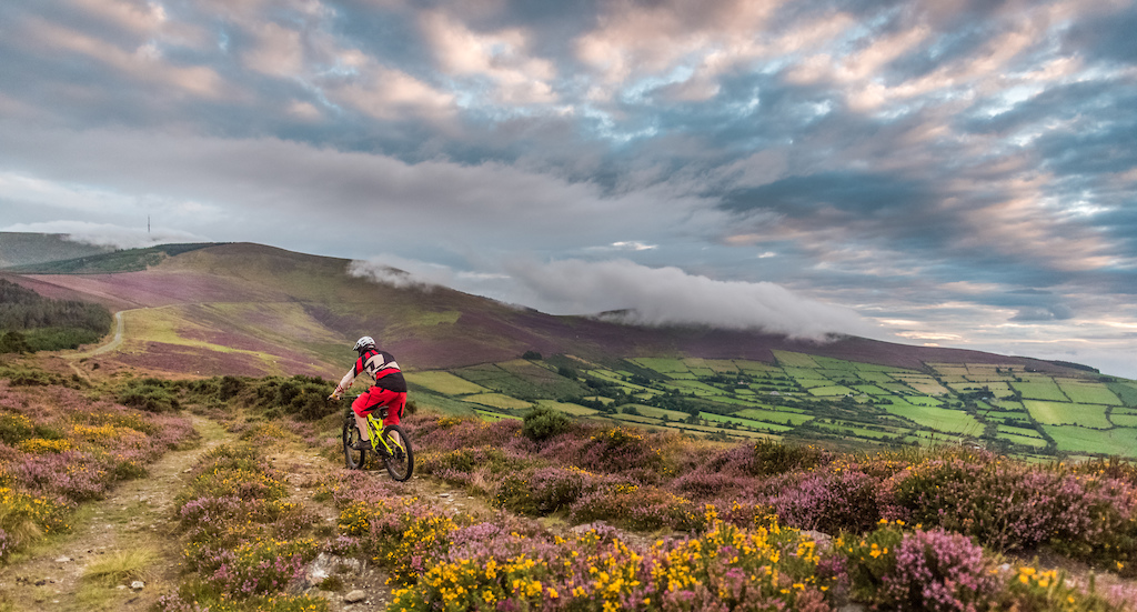Self portrait photoshoot on timer during a lovely evening in Mount Leinster, Ireland.